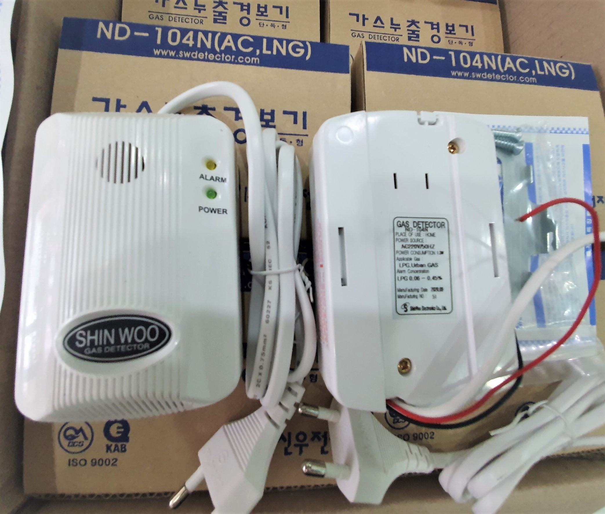 Đầu báo rò khí Gas Shinwoo gas detector ND-104N